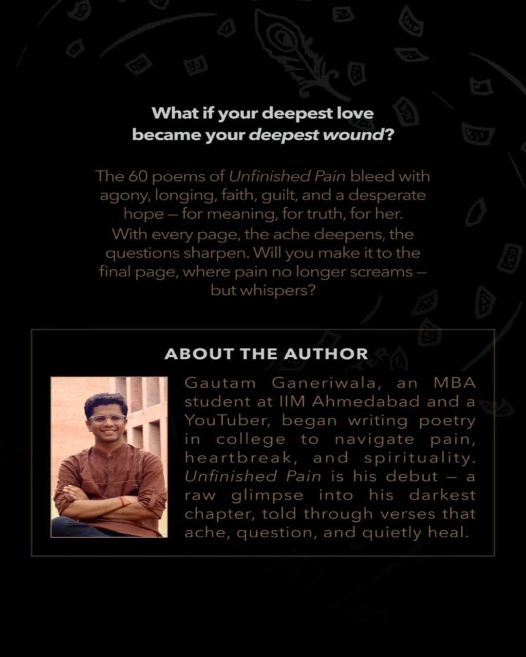 Unfinished Pain by Gautam Ganeriwala [Hardcover]