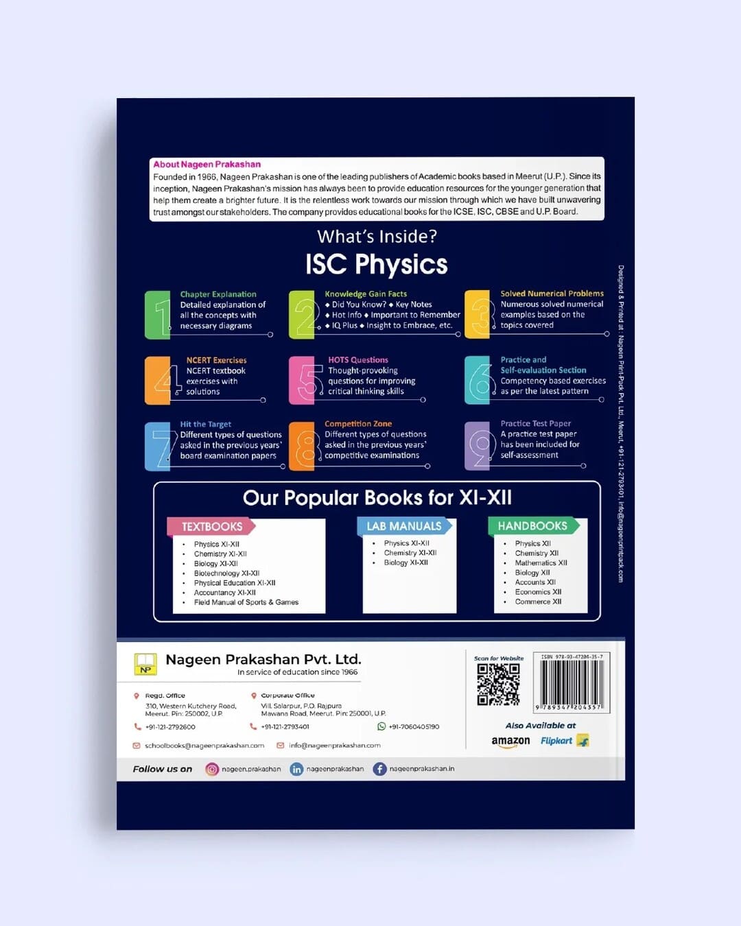 Nootan ISC Board Physics (Part 1 & 2) Textbook for Class 12th Academic Year 2026-27 By Kumar-Mittal - Nageen Prakashan