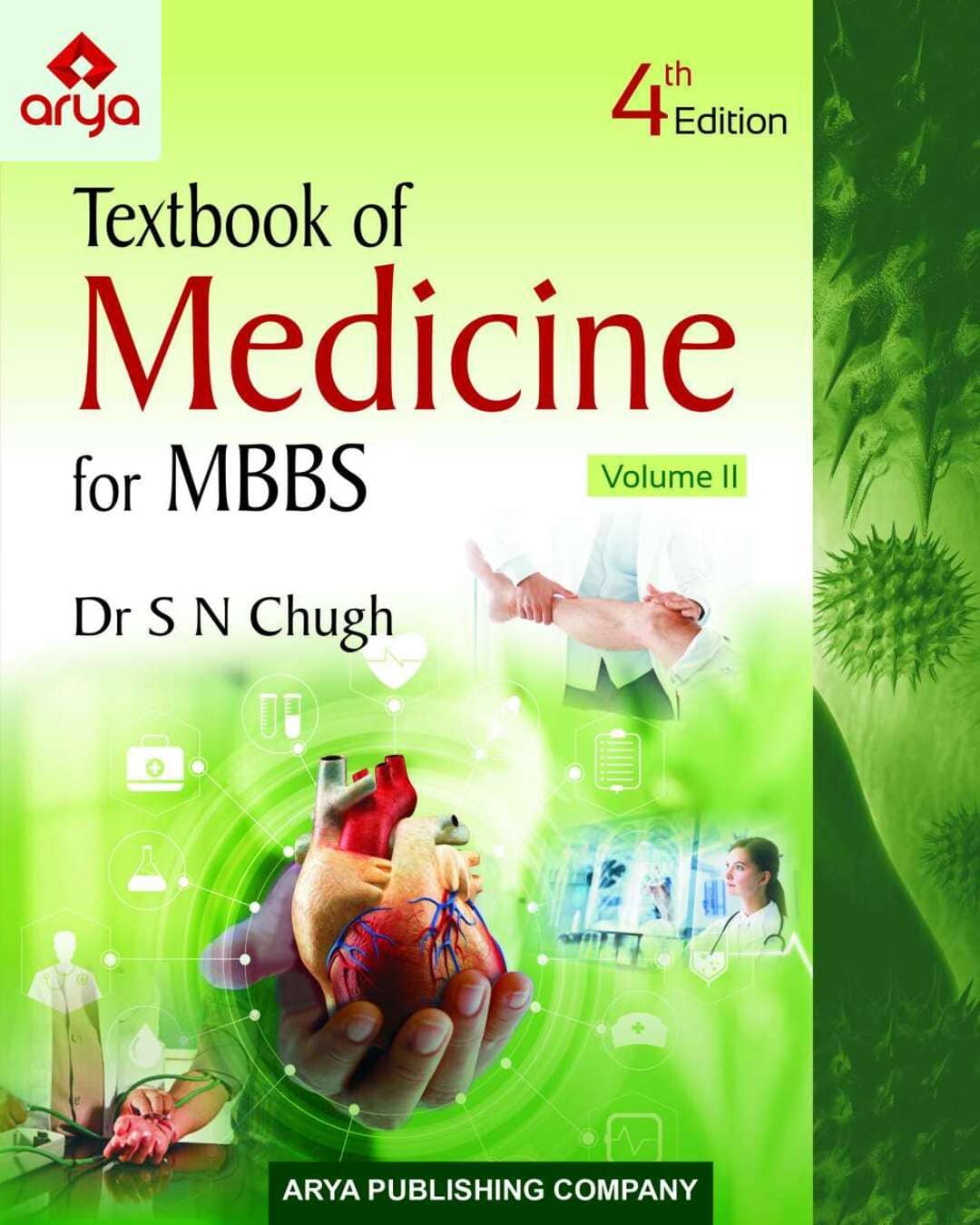Textbook of Medicine for MBBS (4th Edition) (Set of 2 Volumes)