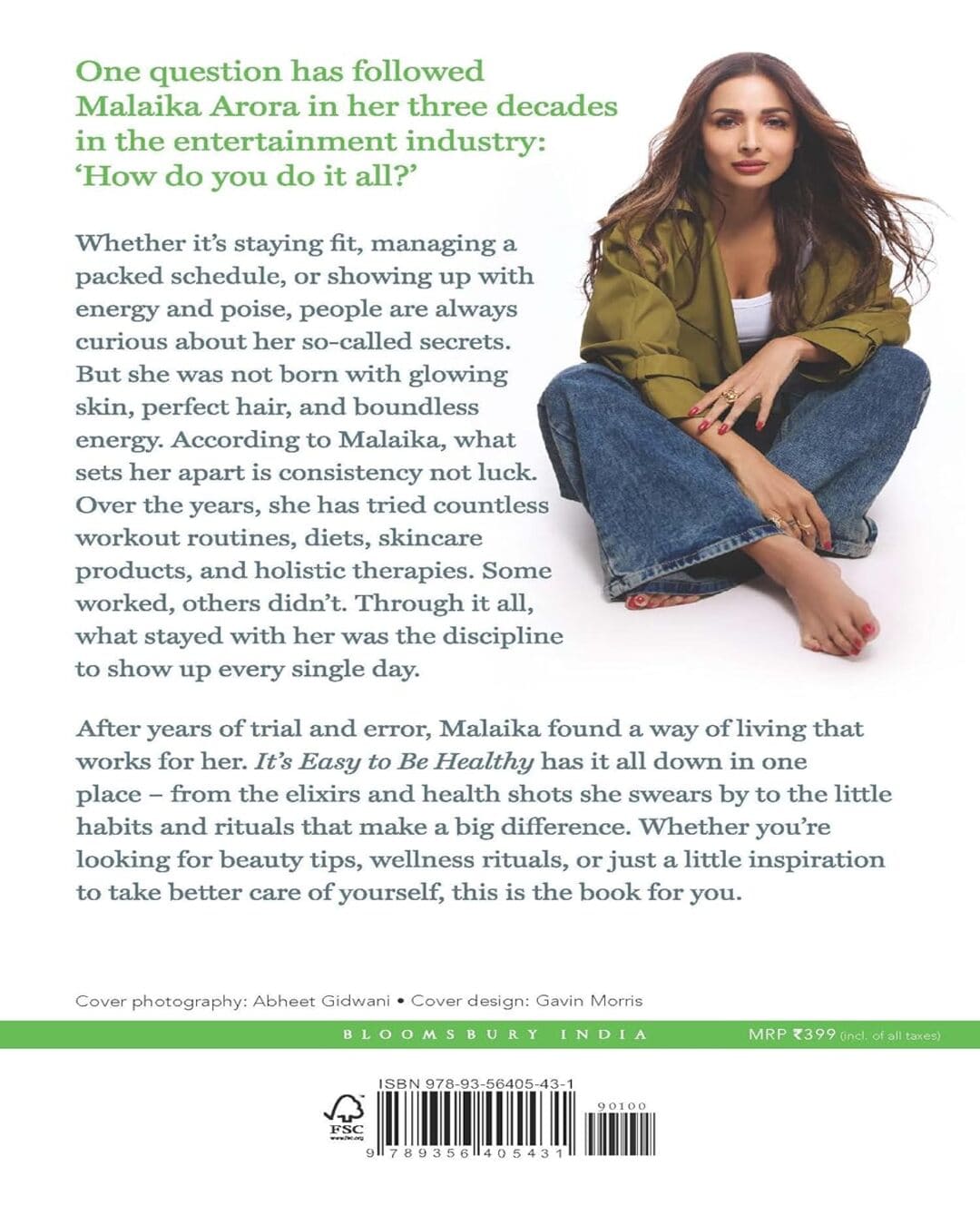 Its Easy to Be Healthy : Malaika's Guide to Living a Good Life by Malaika Arora [Paperback]