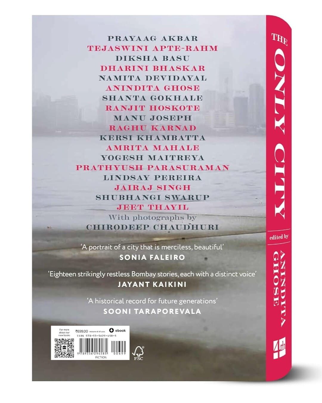 The Only City : Bombay In Eighteen Stories by Anindita Ghose [Hardcover]