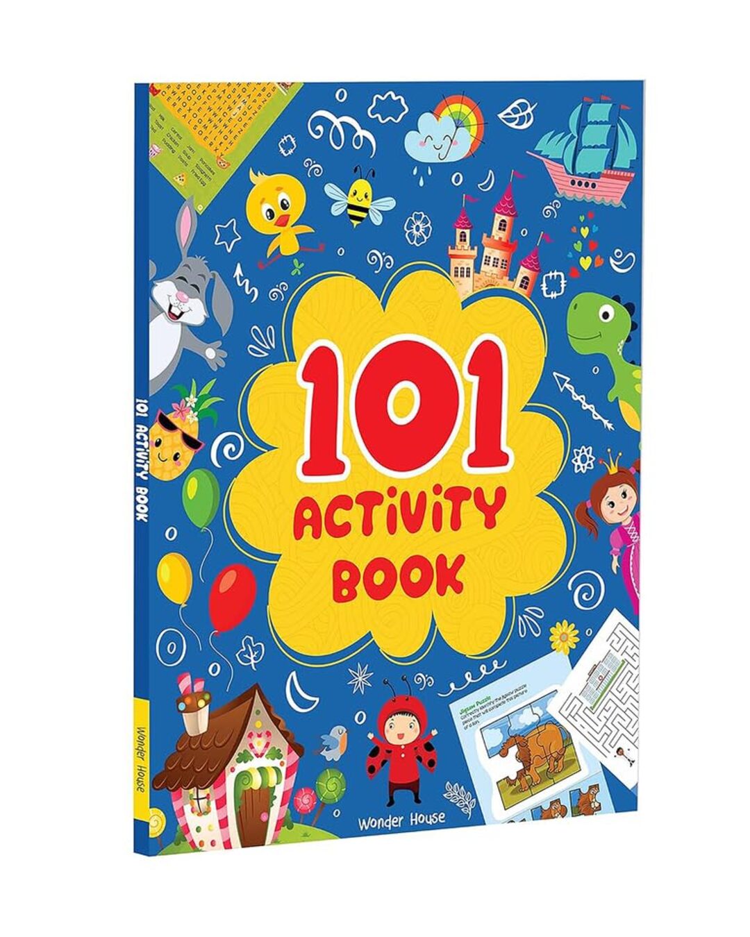 101 Activity Book : Fun Activity Book For Children (Logical Reasoning And Brain Puzzles) by Wonder House Books [Paperback]