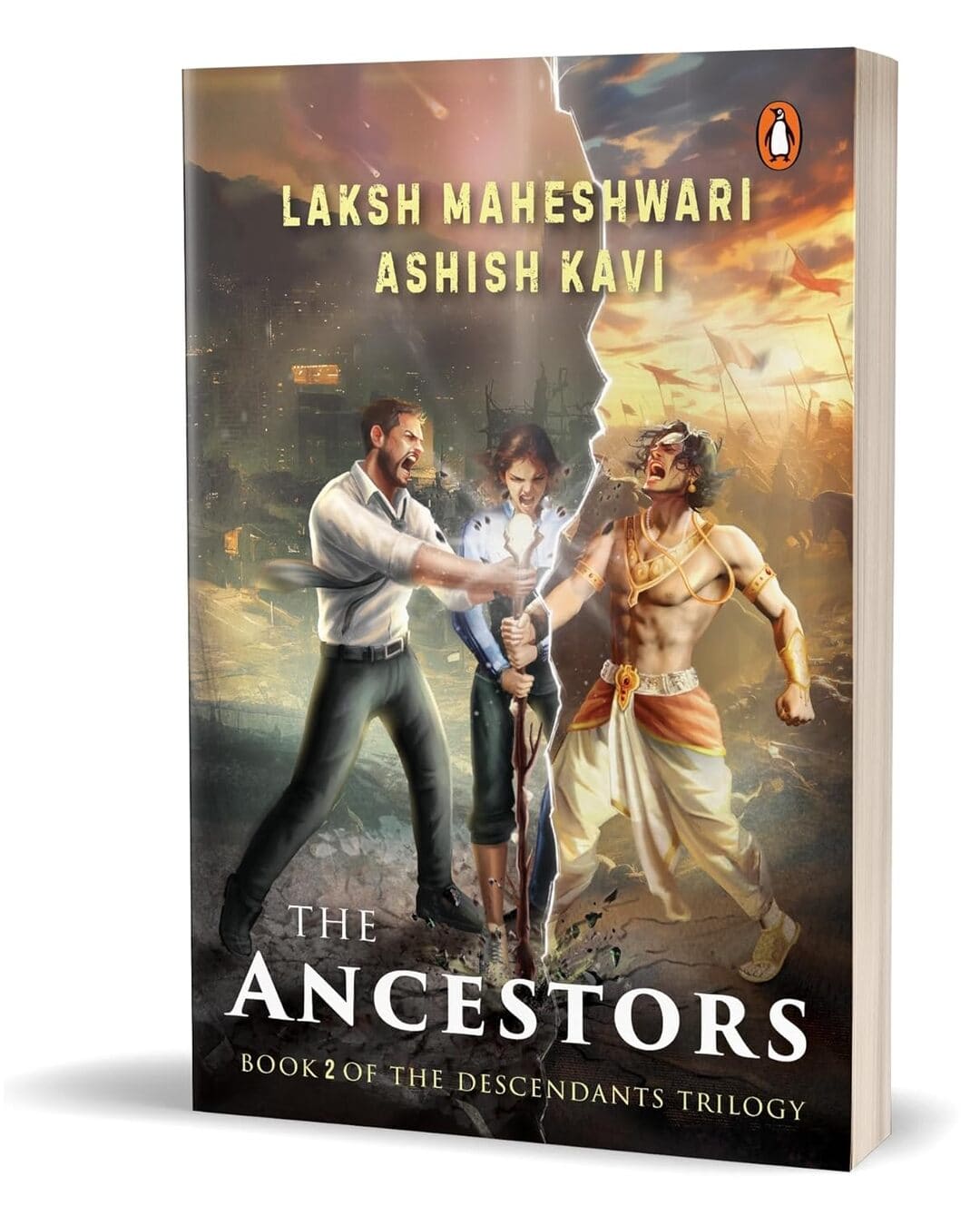 The Ancestors: Book 2 Of The Descendants Trilogy by Laksh Maheswari & Ashish Kavi [Paperback]