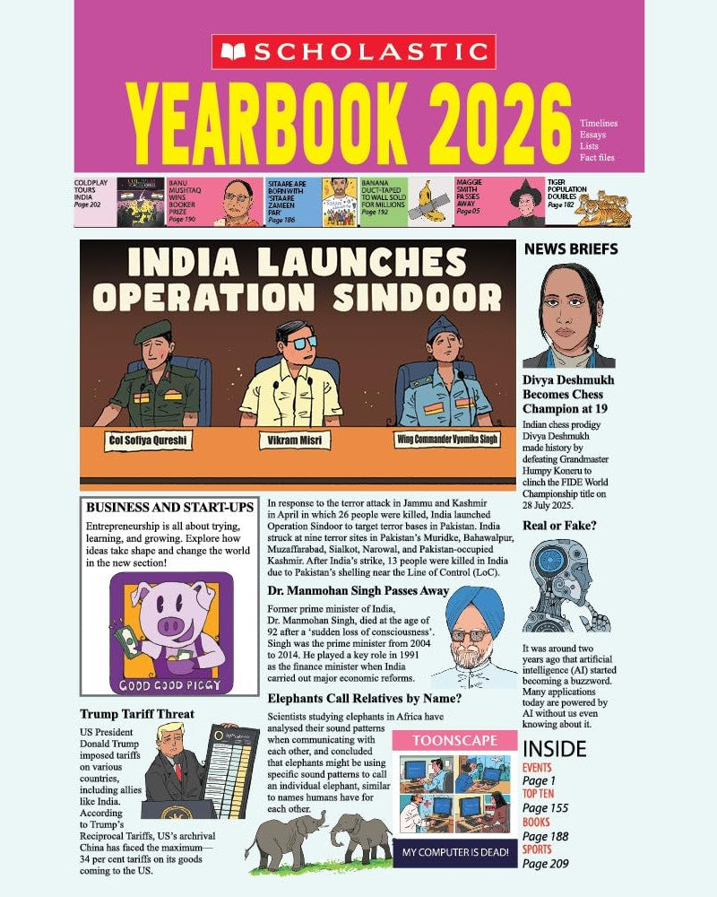 Yearbook 2026 by Scholastic India [Paperback]
