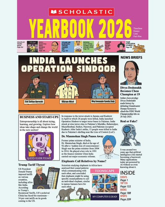 Yearbook 2026 by Scholastic India [Paperback]