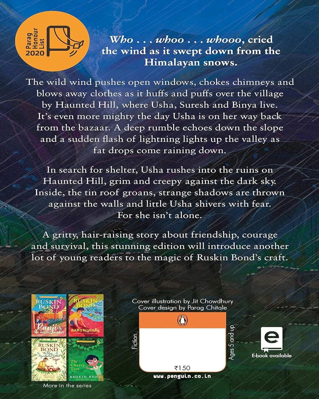 The Wind On The Haunted Hill by Ruskin Bond [Paperback]