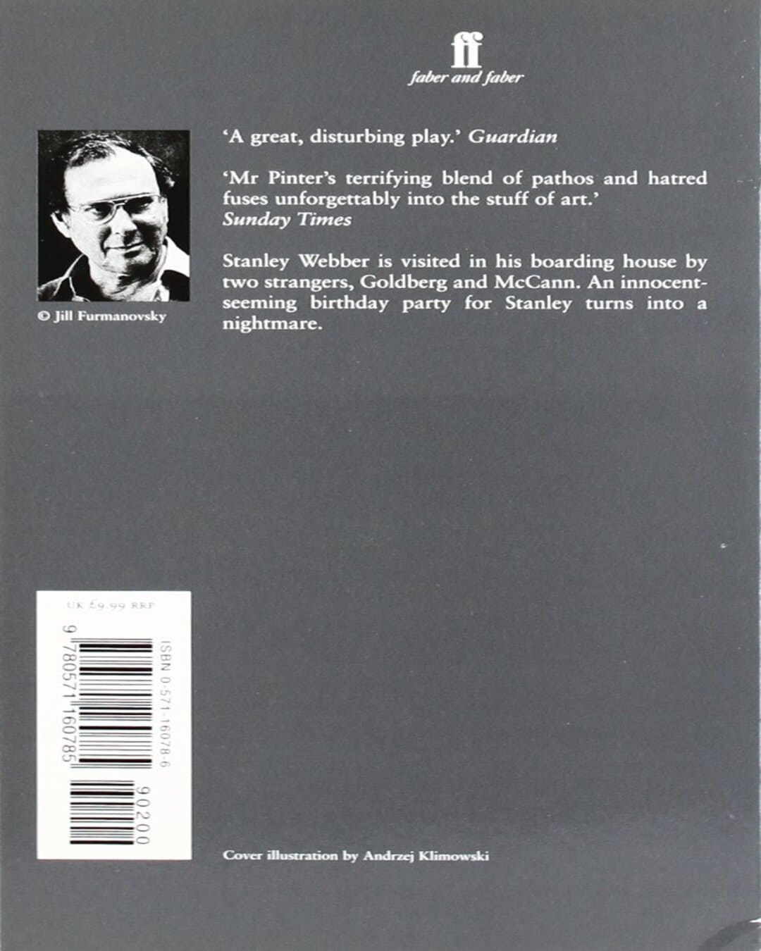 The Birthday Party by Harold Pinter [Paperback]