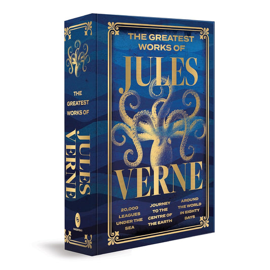 The Greatest Works of Jules Verne (Deluxe Hardbound Edition) by Jules Verne [Hardcover] - versoz.com