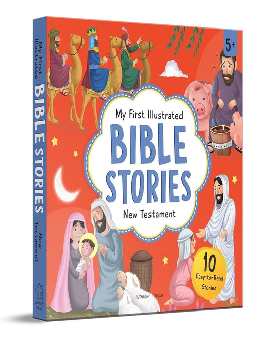 My First Illustrated Bible Stories: New Testament by Wonder House [Hardcover]