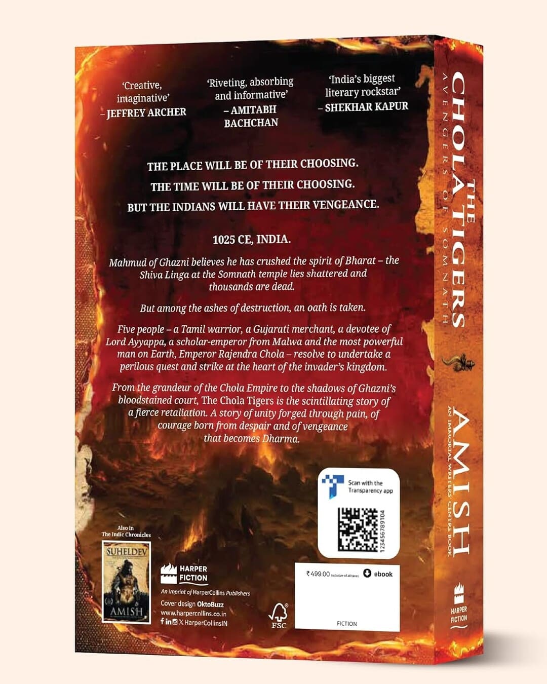 The Chola Tigers : Avengers of Somnath by Amish [Paperback]