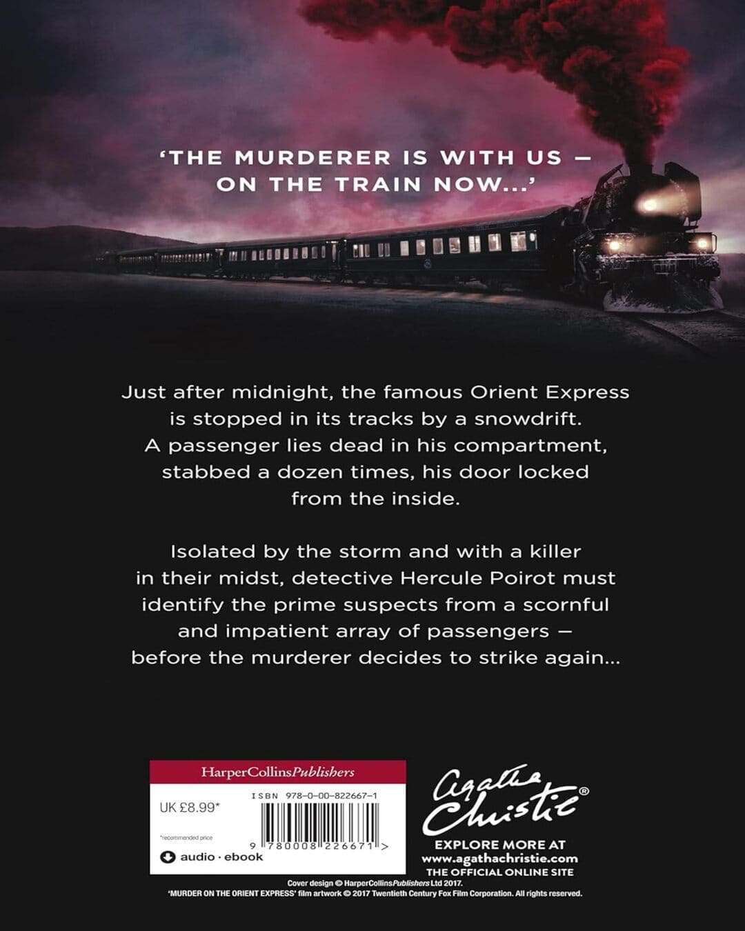 Murder on the Orient Express by Agatha Christie - Film tie-in Edition [Paperback]