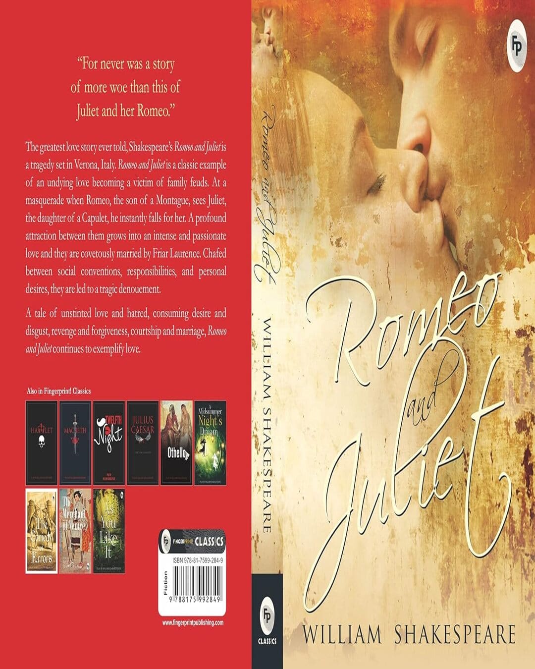 Romeo and Juliet - Classics by William Shakespeare [Paperback] - versoz.com