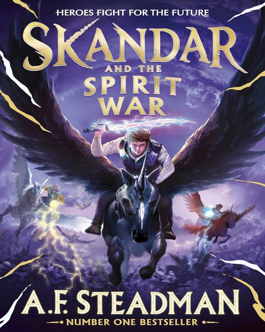 Skandar and The Spirit War by A. F. Steadman [Hardcover]