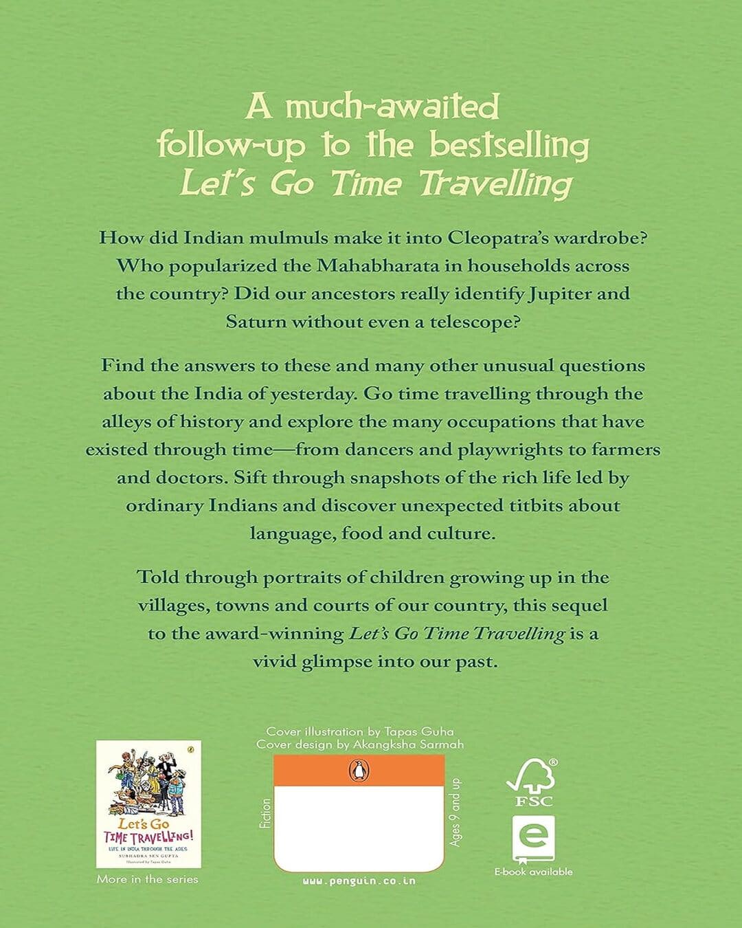Lets Go Time Travelling Again!: Life In India Through The Ages by Subhadra Sen Gupta, Tapas Guha (Illustrator) [Paperback] - versoz.com