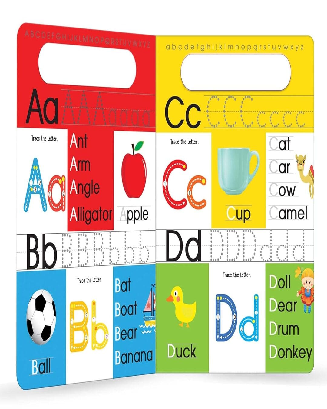 My Big Wipe And Clean Book of Alphabet for Kids : Capital And Small Letters by Wonder House Books  [Board Book]