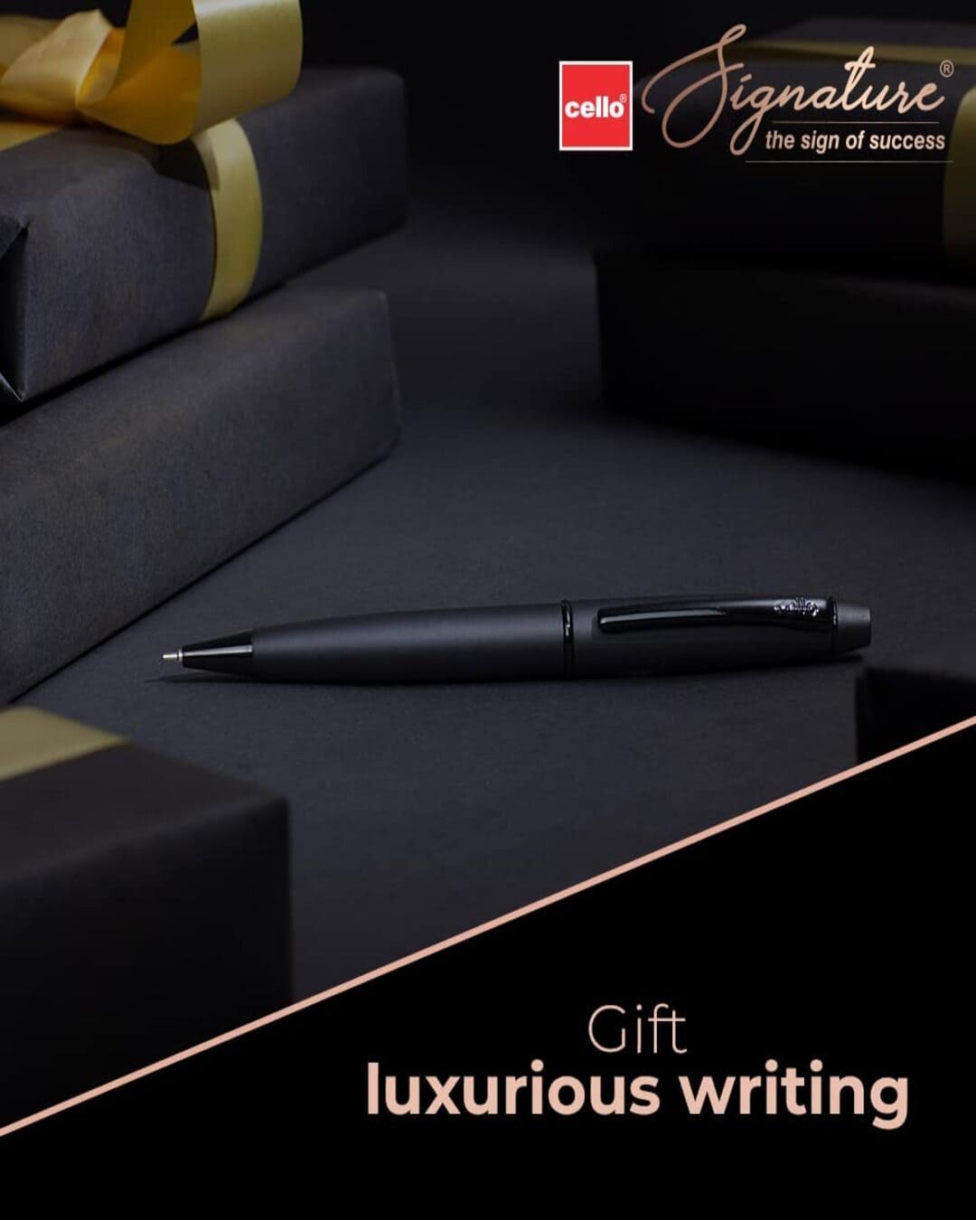 Cello Signature Carbon Ball Pen | Blue - versoz.com