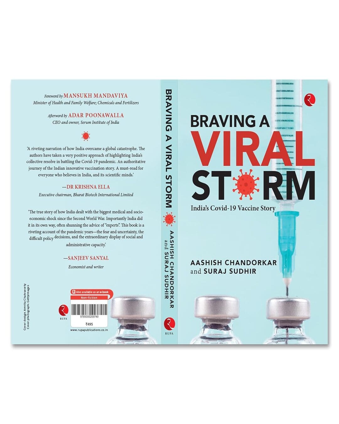 BRAVING A VIRAL STORM: India’s Covid-19 Vaccine Story by Aashish Chandorkar, Suraj Sudhir[Hardcover] - versoz.com