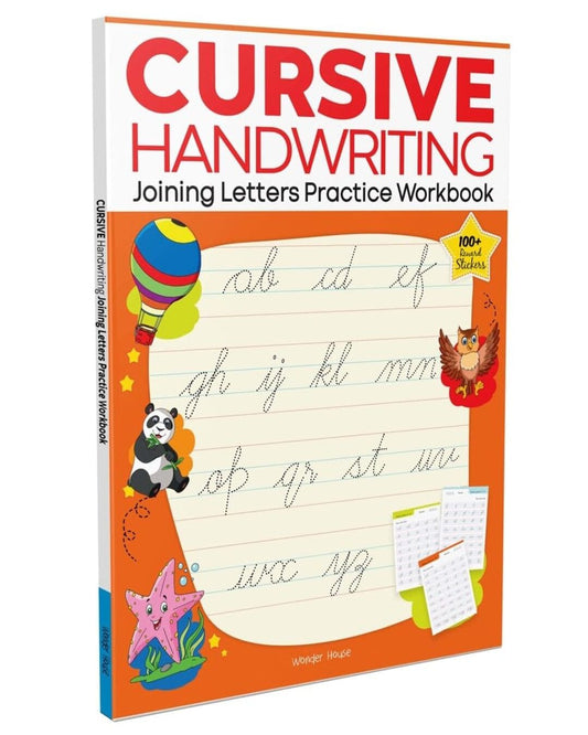 Cursive Handwriting - Joining Letters: Practice Workbook For Children by Wonder House Books [Paperback]