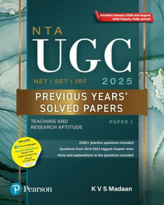 NTA UGC NET/SET/JRF 2025 Previous Years' Solved Papers (Paper 1)