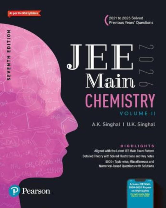 JEE Main Chemistry Volume 2 (2021 To 2025 Solved Previous Years' Questions) 2026 - versoz.com