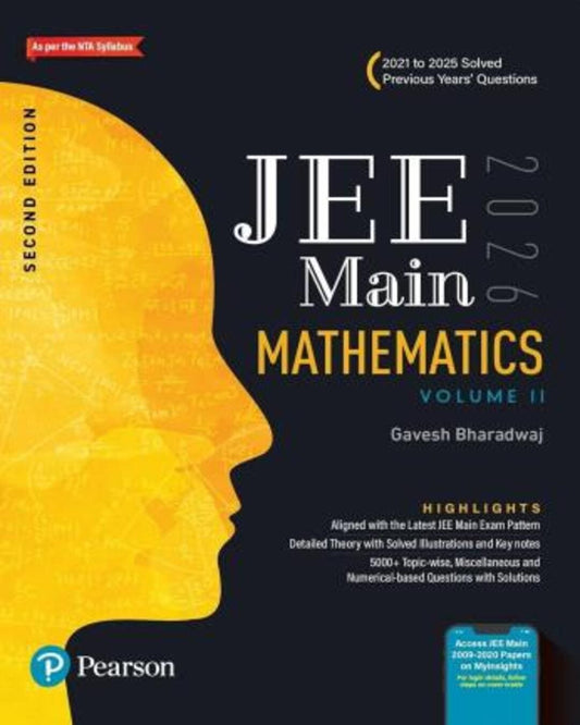 JEE Main Mathematics Volume 2 (2021 To 2025 Solved Previous Years' Questions) 2026 - versoz.com