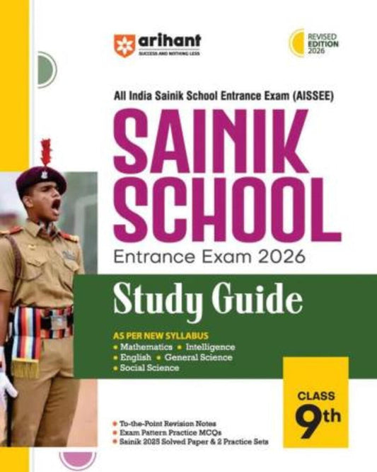 Sainik School Class 9th Study Guide (Entrance Exam 2026) - versoz.com