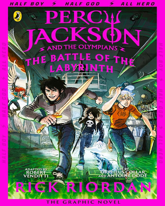 The Battle Of The Labyrinth: The Graphic Novel (Percy Jackson Book 4) by Rick Riordan [Paperback] - versoz.com