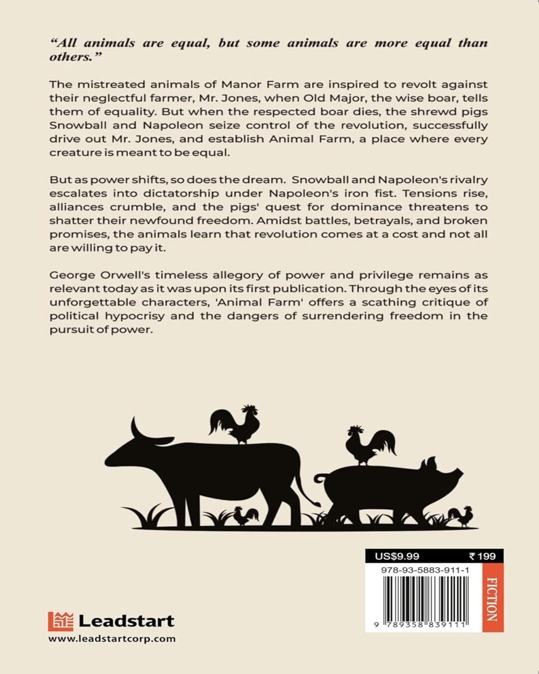 Animal Farm by George Orwell [Paperback]