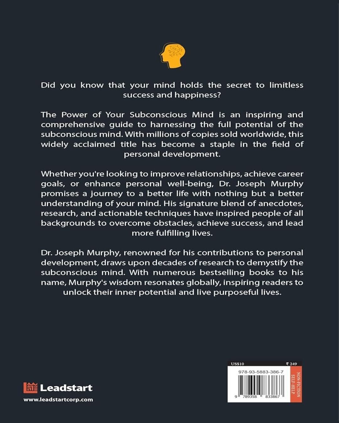 The Power of Your Subconscious Mind by Joseph Murphy [Paperback]