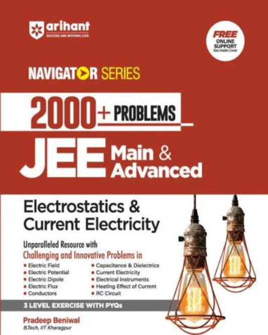 Navigator Series 2000+ Problems JEE Main & Advanced Electrostatics & Current Electricity