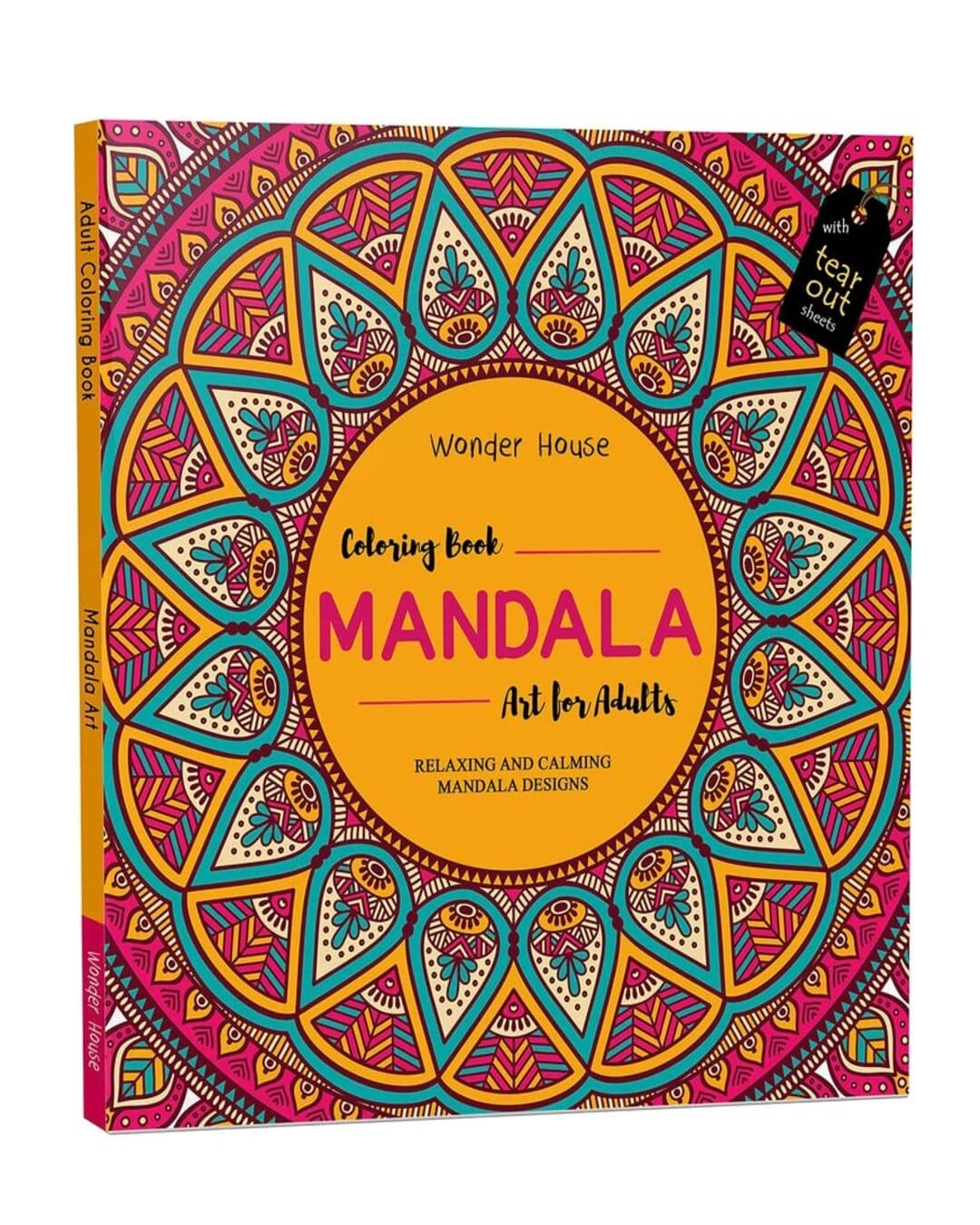 Mandala Art: Colouring Book for Adults with Tear-out Sheets by Wonder House Books [Paperback]