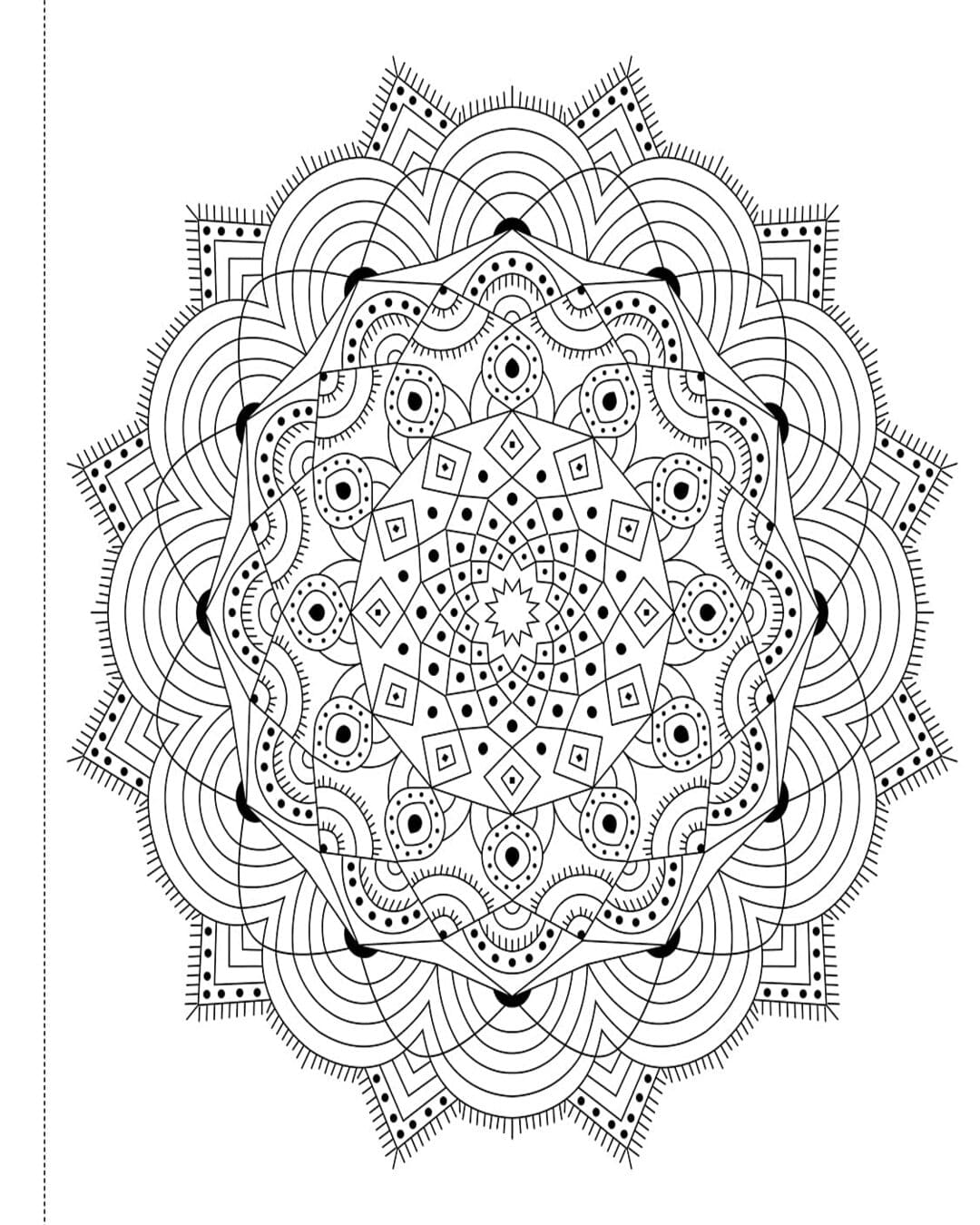Mandala Art: Colouring Book for Adults with Tear-out Sheets by Wonder House Books [Paperback]
