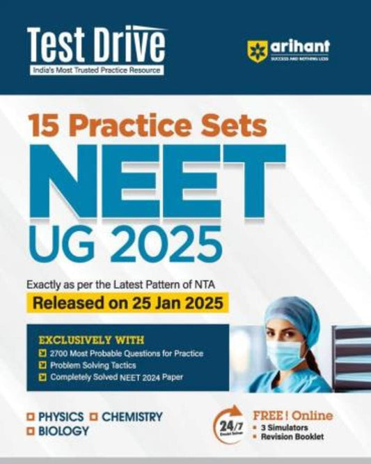 Test Drive 15 Practice Sets NEET UG 2025