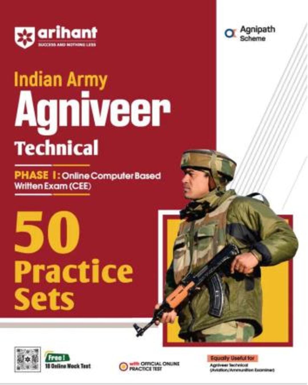 Indian Armny Agniveer Technical Phase 1 Online Computer Based Written Exam (CEE) 50 Practice Sets - versoz.com