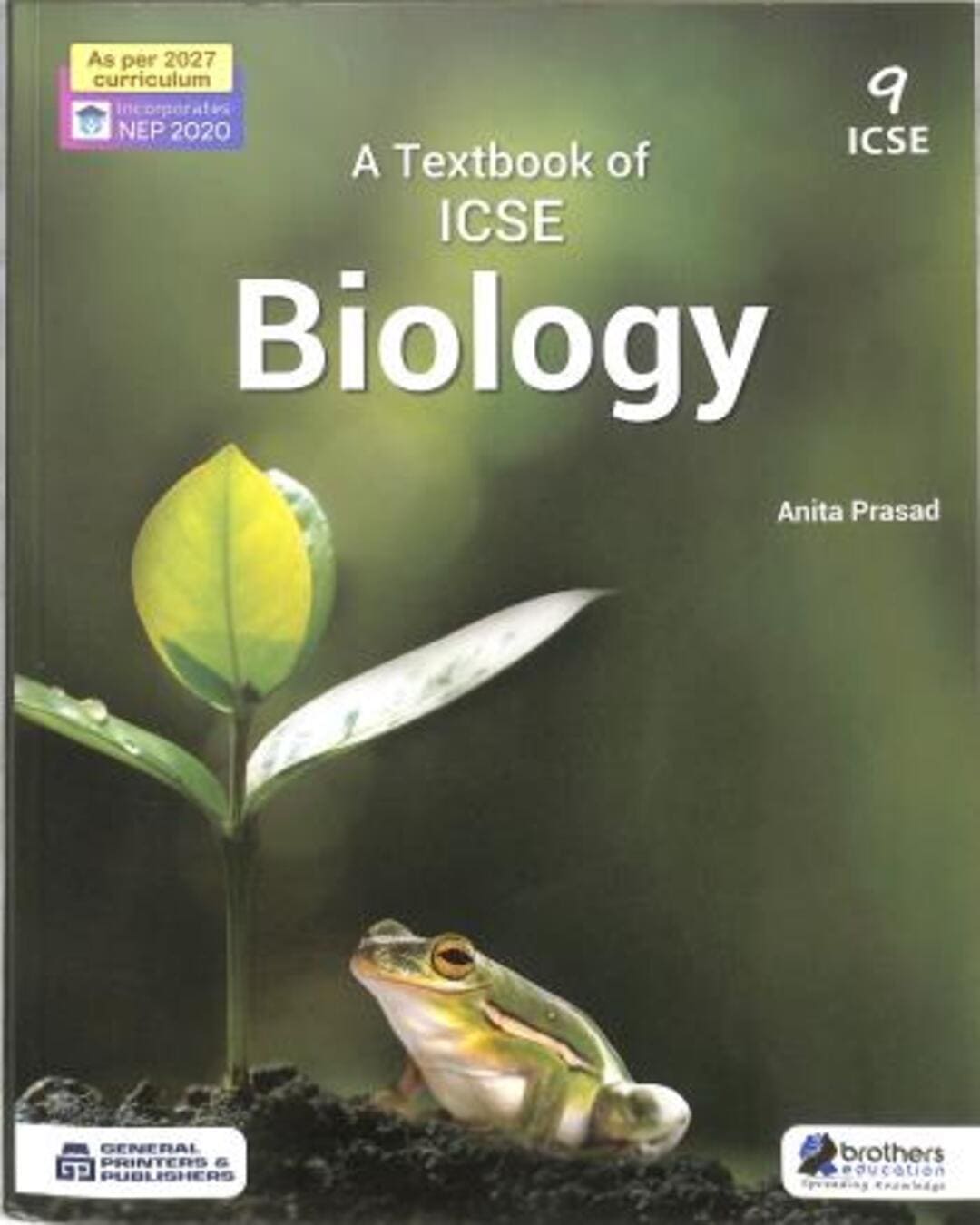 A Textbook Of Biology Class 9 ICSE (NEP 2020) 2027 - versoz.com