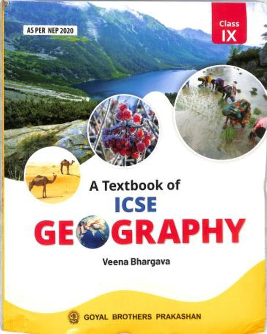 A Textbook Of ICSE Geography Class 9 (2027) NEP 2020