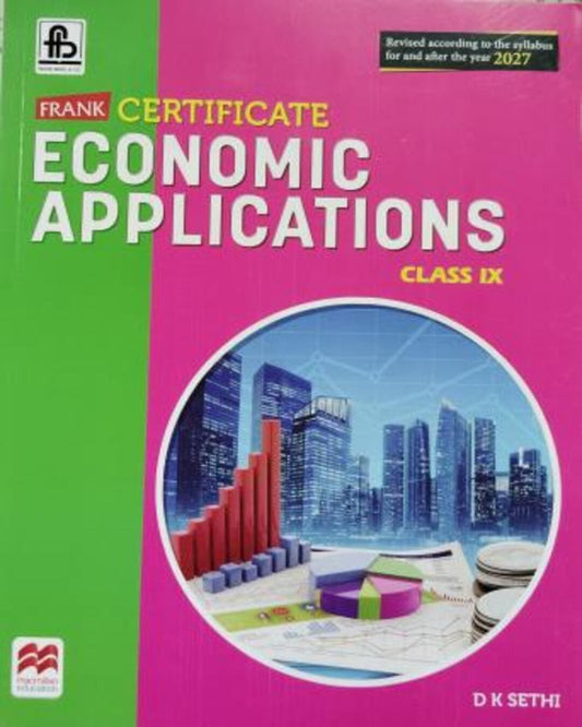 Frank Certificate Economics Applications For ICSE Class 9 (For 2027 Examination)