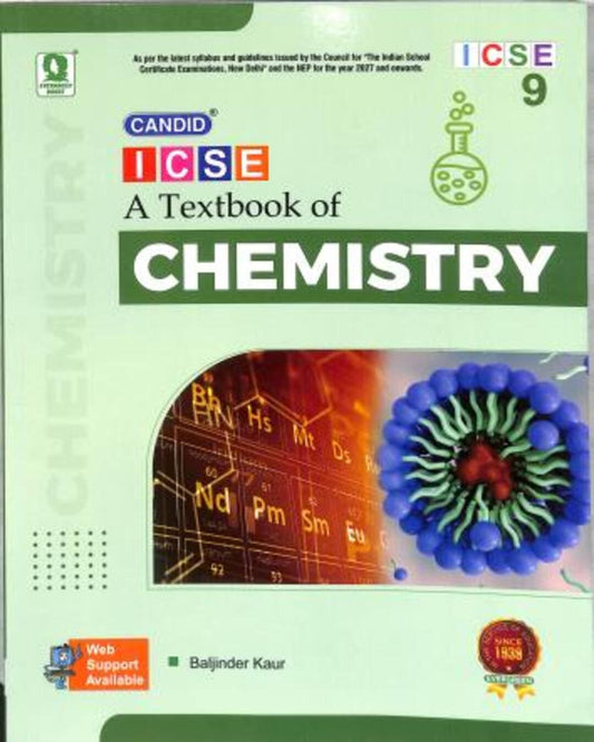 Candid ICSE A Textbook Of Chemistry 9 (2027) NEP 2020