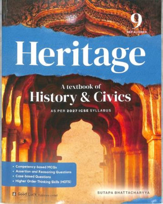 Heritage A Textbook Of History & Civics 9 ICSE (As Per 2027 Syllabus) NEP 2020
