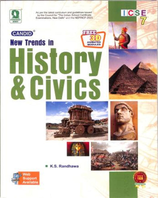 Candid New Trends In History & Civics Class 7 ICSE (NEP / NCF 2023)