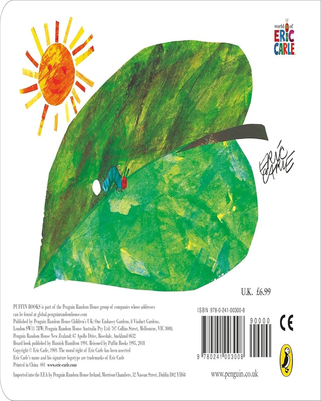 Very Hungry Caterpillar by Carle Eric [Board Book] - versoz.com